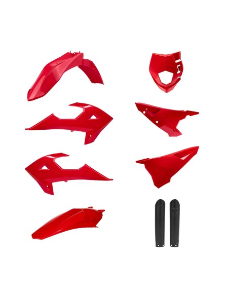 KIT PLASTICOS POLISPORT GAS GAS EC 250/300 18-20 RIEJU MR 250/300 21- FULL ROJOS