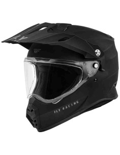 CASCO FLY RACING TREKKER SOLID NEGRO MATE