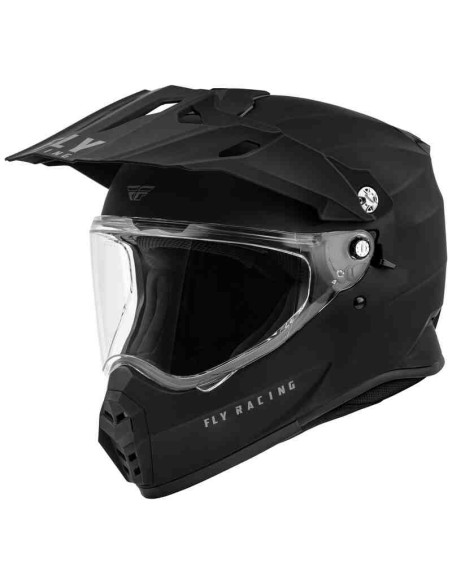 CASCO FLY RACING TREKKER SOLID NEGRO MATE CASCO FLY RACING TREKKER SOLID NEGRO MATE