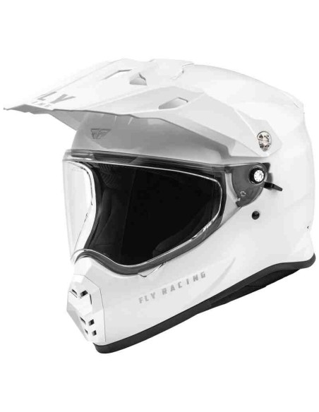 CASCO FLY RACING TREKKER SOLID BLANCO