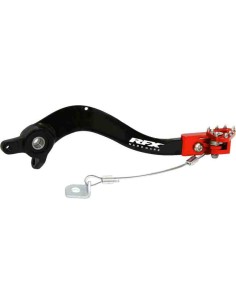 PEDAL DE FRENO RFX PRO FT KTM SX 250 23-25 EXC 250/300 24-25 NEGRO NARANJA