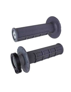 PUÑOS ODI MX V2 LOCK-ON HAF-WAFFLE GRISES