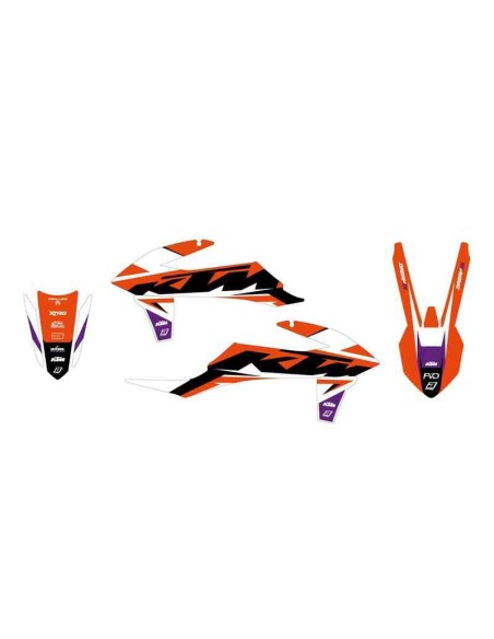 KIT ADHESIVOS BLACKBIRD DREAM 5 KTM SX 125/150 19-22 EXC/EXCF 250-500 20-23