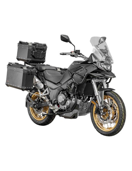 CYCLONE RX6 EXPLORER NEGRA - 3 MALETAS ALUMINIO