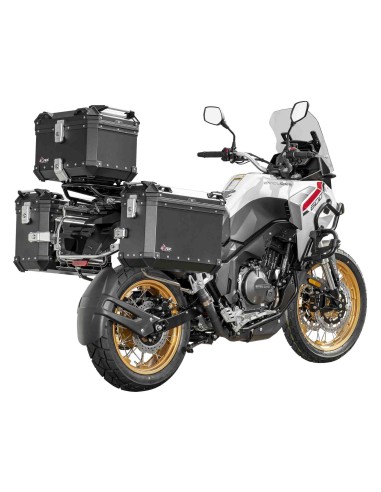 CYCLONE RX6 EXPLORER BLANCA - 3 MALETAS ALUMINIO