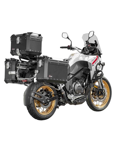 CYCLONE RX6 EXPLORER BLANCA - 3 MALETAS ALUMINIO