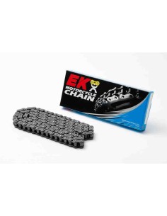 CADENA EK 428DEH SIN RETENES ESTANDAR 124 PASOS NEGRA - ESLABON CLIP