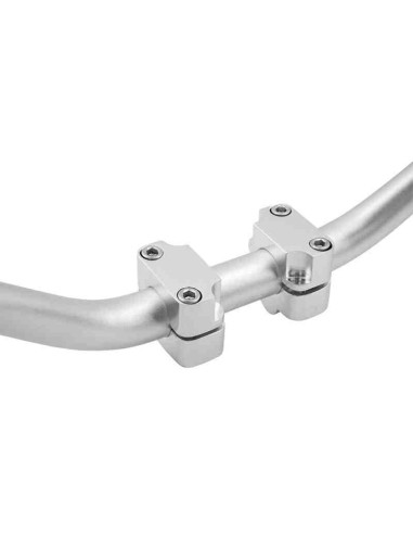 TORRETAS CONVERSION MANILLAR 22,2MM A 28,6MM PLATA