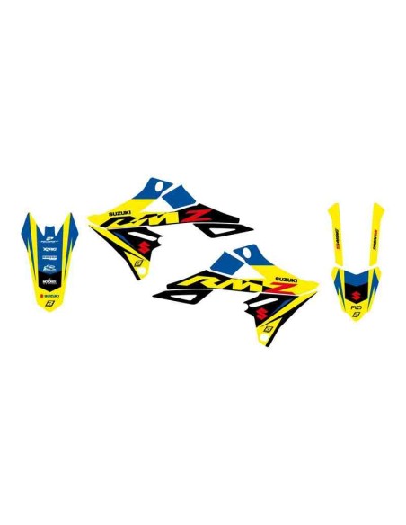 KIT ADHESIVOS BLACKBIRD DREAM 5 SUZUKI RMZ 250 19-25 RMZ 450 18-25 KIT ADHESIVOS BLACKBIRD DREAM 5 SUZUKI RMZ 250 19-25 RMZ 450 18-25