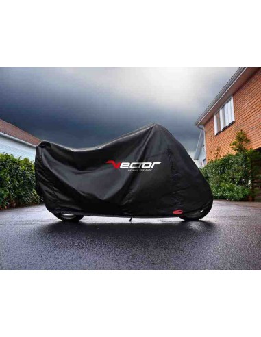 FUNDA DE MOTO INTERIOR/EXTERIOR VECTOR H2O NEGRA