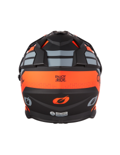 CASCO ONEAL SIERRA R NARANJA NEGRO GRIS 2
