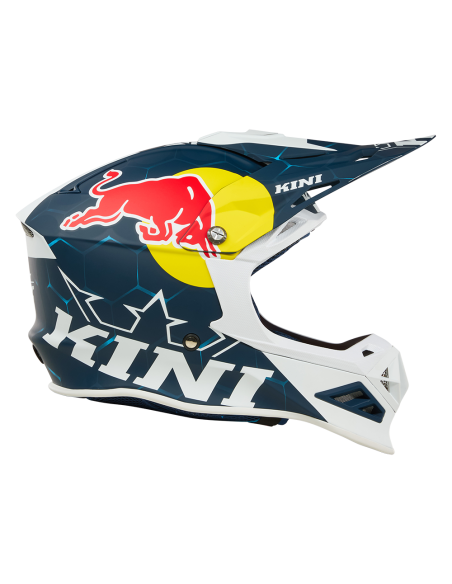 CASCO KINI RED BULL MXC1 1.0 AZUL BLANCO
