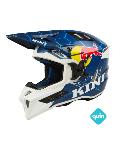 CASCO KINI RED BULL EXC 1.0 AZUL BLANCO