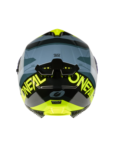 CASCO ONEAL CHALLENGER EXO NEGRO GRIS AMARILLO FLUOR