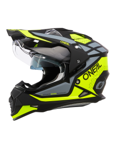 CASCO ONEAL SIERRA R AMARILLO FLUOR NEGRO GRIS