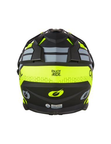 CASCO ONEAL SIERRA R AMARILLO FLUOR NEGRO GRIS