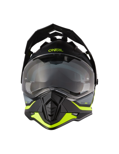 CASCO ONEAL SIERRA R AMARILLO FLUOR NEGRO GRIS
