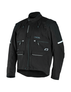 CHAQUETA ONEAL EXT ENDURO NEGRA GRIS