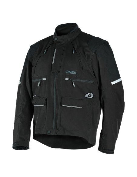 CHAQUETA ONEAL EXT ENDURO NEGRA GRIS