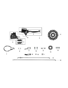 MANETA DE FRENO CYCLONE RX1