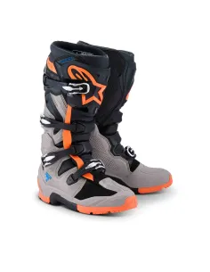 BOTAS ALPINESTARS TECH 7 ENDURO NEGRA GRIS NARANJA FLUOR
