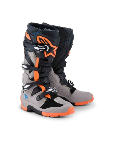 BOTAS ALPINESTARS TECH 7 ENDURO NEGRA GRIS NARANJA FLUOR