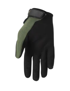 GUANTES THOR RIDEMODE STATIC NEGRO VERDE CAMUFLAJE 2
