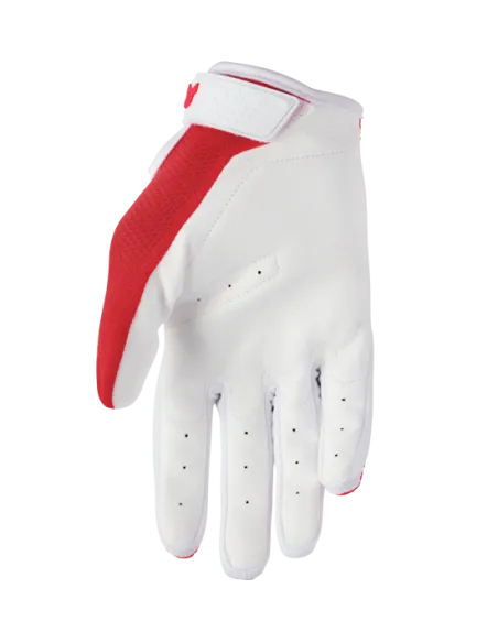 GUANTES THOR RIDEMODE STATIC ROJO BLANCO