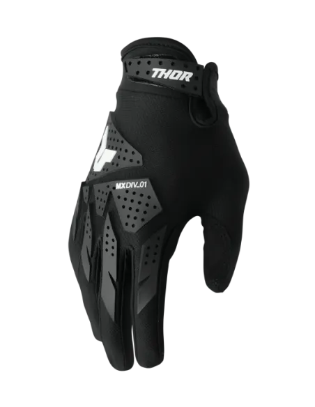 GUANTES THOR LAUNCHMODE XP NEGRO