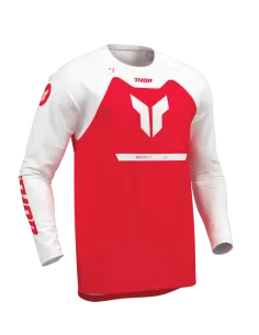 CAMISETA THOR RIDEMODE ROJA BLANCA