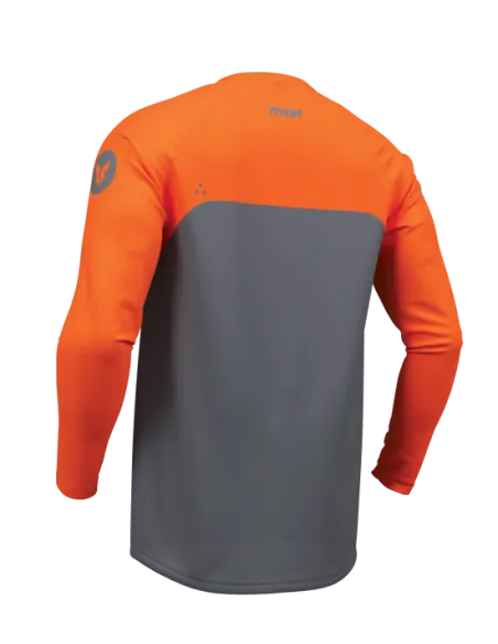 CAMISETA THOR RIDEMODE NARANJA GRIS