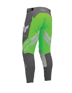 PANTALON THOR LAUNCHMODE FUTURA GRIS CLARO VERDE FLUOR 2