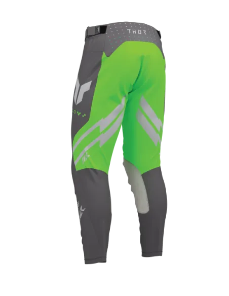 PANTALON THOR LAUNCHMODE FUTURA GRIS CLARO VERDE FLUOR