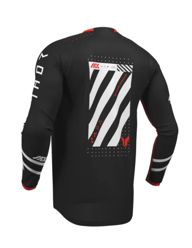 CAMISETA THOR LAUNCHMODE FUTURA NEGRA ROJA BLANCA