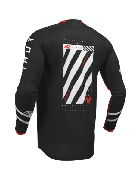 CAMISETA THOR LAUNCHMODE FUTURA NEGRA ROJA BLANCA