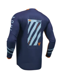 CAMISETA THOR LAUNCHMODE FUTURA NARANJA AZUL 2