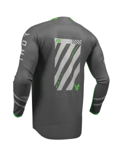 CAMISETA THOR LAUNCHMODE FUTURA GRIS VERDE FLUOR 2