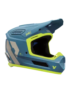 CASCO THOR FLEET FORGE AZUL GRIS MATE AMARILLO FLUOR