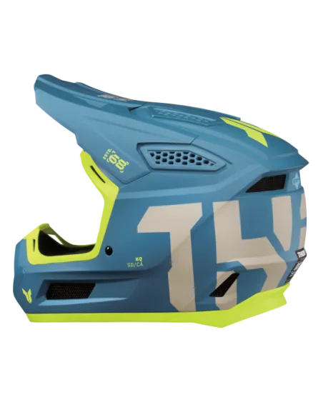 CASCO THOR FLEET FORGE AZUL GRIS MATE AMARILLO FLUOR