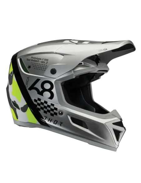 CASCO THOR REFLEX SPORT RIOT MIPS NEGRO GRIS MATE AMARILLO