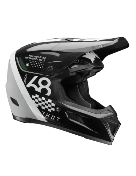 CASCO THOR REFLEX SPORT RIOT MIPS NEGROS GRIS MATE BLANCO