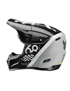 CASCO THOR REFLEX SPORT RIOT MIPS NEGROS GRIS MATE BLANCO 2