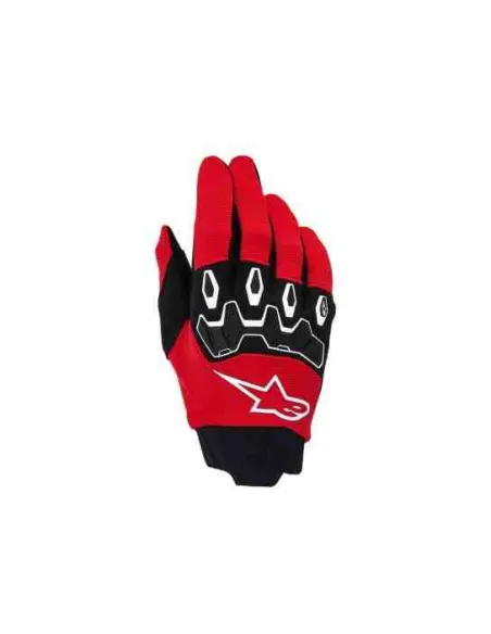 GUANTES ALPINESTARS FULL BORE V2 ROJO NEGRO