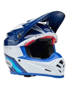 CASCO BELL MOTO 9S FLEX MERCHANT GLOSS AZUL 2