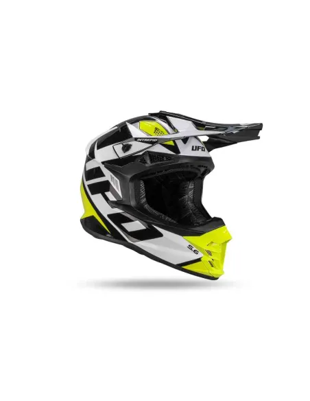 CASCO UFO INTREPID NEGRO BLANCO AMARILLO FLUOR