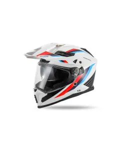 CASCO UFO COSMOS BLANCO ROJO