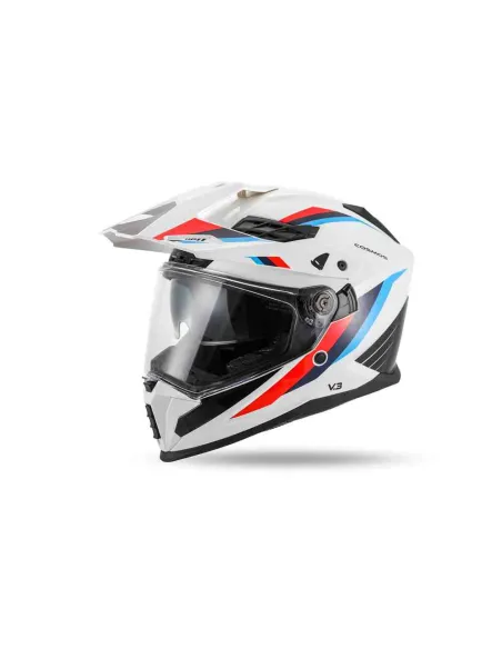 CASCO UFO COSMOS BLANCO ROJO