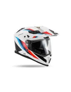 CASCO UFO COSMOS BLANCO ROJO 2