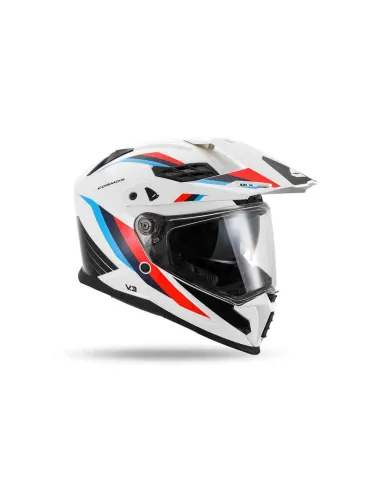 CASCO UFO COSMOS BLANCO ROJO