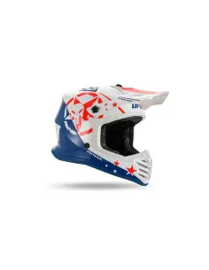 CASCO UFO NIÑO AZUL BLANCO